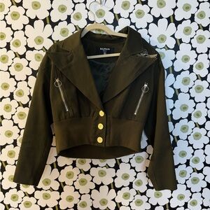 Balmain Women's Olive Jacket